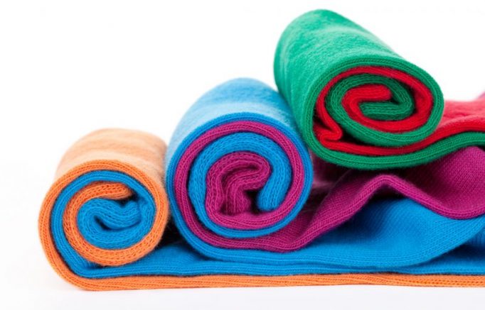 Three color socks rolls